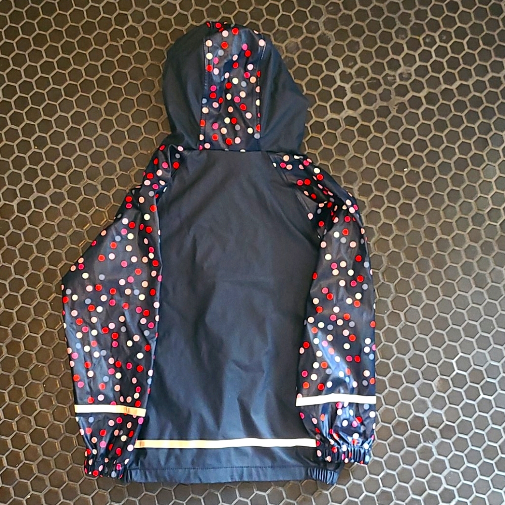 Girls Raincoat - 5t - Polka-dot Lightweight jacket